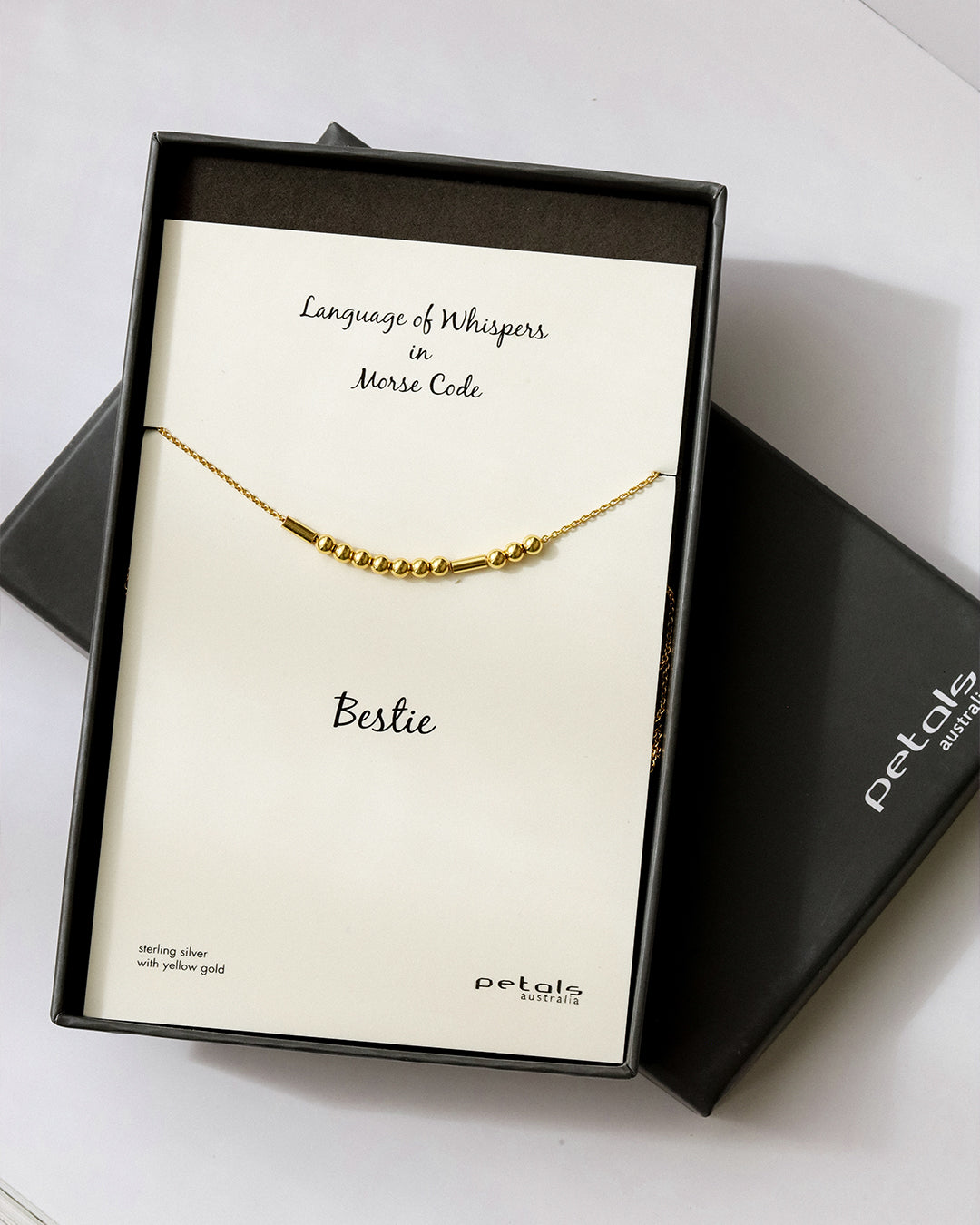 Bestie Morse Code Necklace